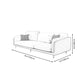 Ultra-Modern Pillow Top Arm Sofa Green and White Couch for Apartment Clearhalo 'furn' 'furn_sofas' 'Furniture' 'furniture_sofas' 'Living Room Furniture' 'Sofa' 'sofas' 4981912