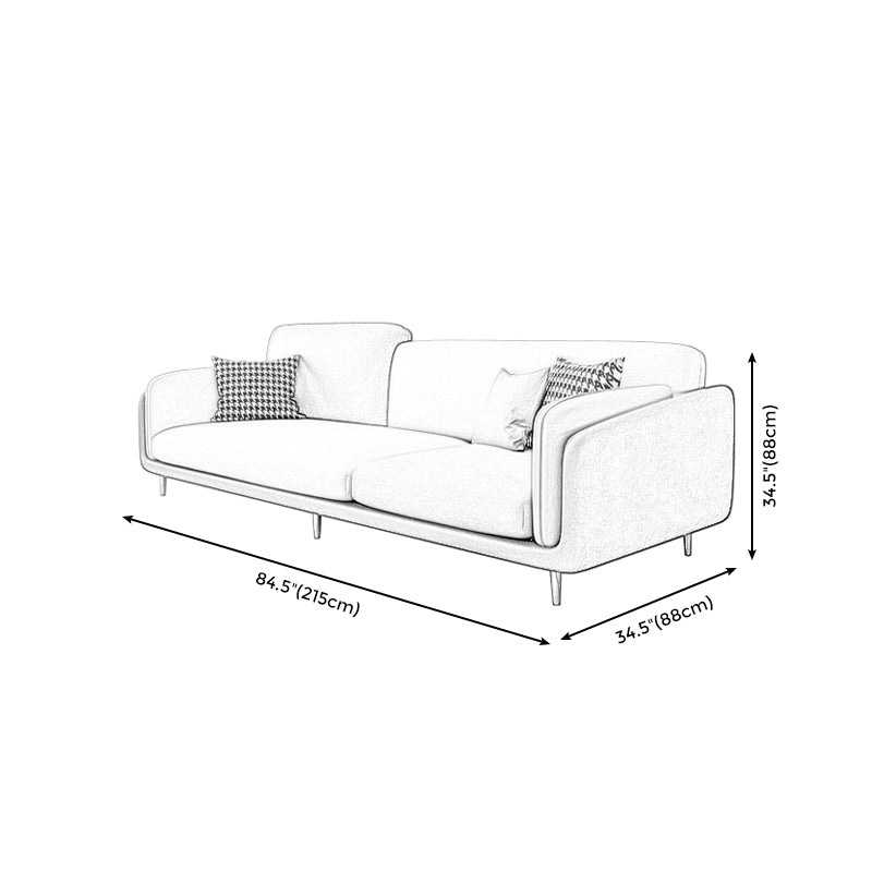 Ultra-Modern Pillow Top Arm Sofa Green and White Couch for Apartment Clearhalo 'furn' 'furn_sofas' 'Furniture' 'furniture_sofas' 'Living Room Furniture' 'Sofa' 'sofas' 4981912