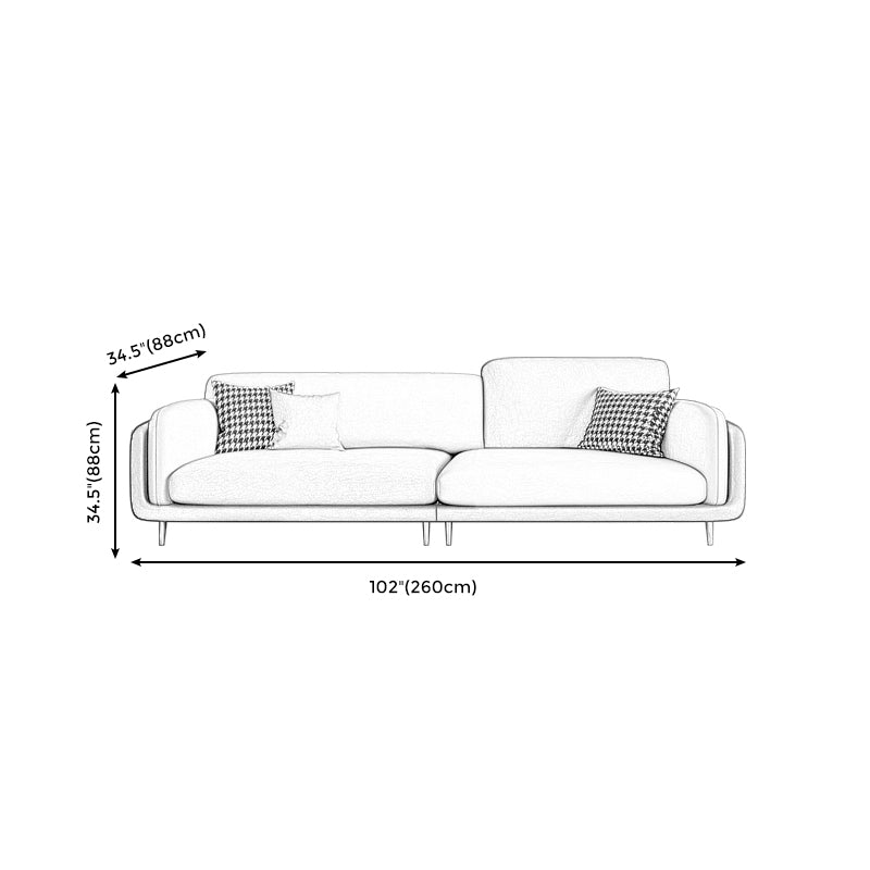 Ultra-Modern Pillow Top Arm Sofa Green and White Couch for Apartment Clearhalo 'furn' 'furn_sofas' 'Furniture' 'furniture_sofas' 'Living Room Furniture' 'Sofa' 'sofas' 4981914