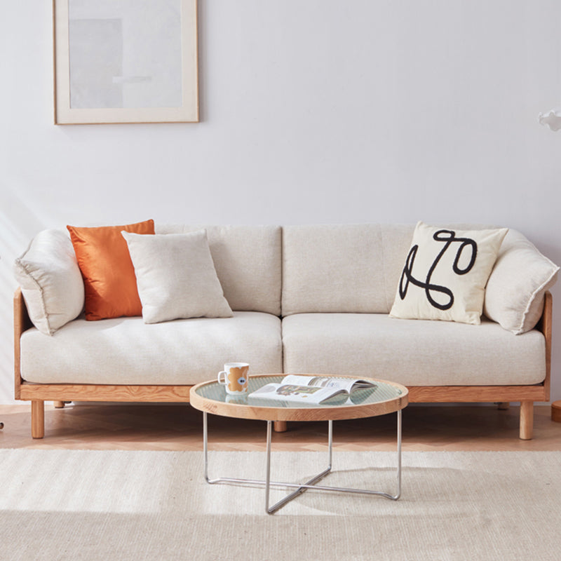 Modern Sofa Pillow Top Arm 33.4"W Sofa with 2 Pillows for Living Room Clearhalo 'furn' 'furn_sofas' 'Furniture' 'furniture_sofas' 'Living Room Furniture' 'Sofa' 'sofas' 4982693