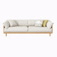 Modern Sofa Pillow Top Arm 33.4"W Sofa with 2 Pillows for Living Room 78.7"L x 33.5"W x 29.5"H Linen Clearhalo 'furn' 'furn_sofas' 'Furniture' 'furniture_sofas' 'Living Room Furniture' 'Sofa' 'sofas' 4982696