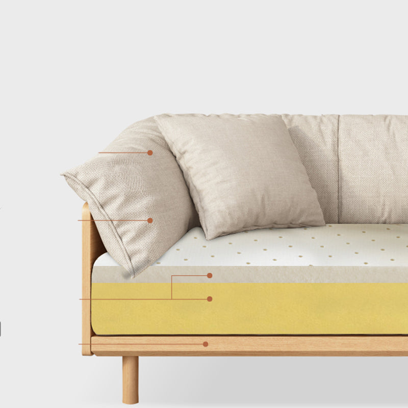 Modern Sofa Pillow Top Arm 33.4"W Sofa with 2 Pillows for Living Room Clearhalo 'furn' 'furn_sofas' 'Furniture' 'furniture_sofas' 'Living Room Furniture' 'Sofa' 'sofas' 4982703