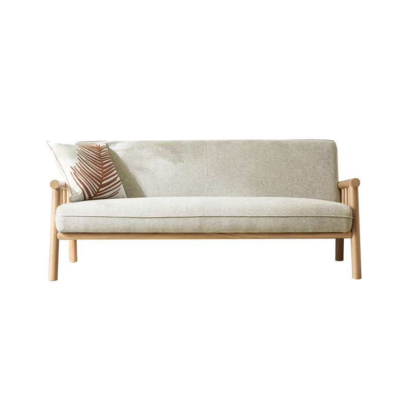 Loose Sofa Back Cotton Sofa 28.7"W with Pillow Top Arm for Living Room Clearhalo 'furn' 'furn_sofas' 'Furniture' 'furniture_sofas' 'Living Room Furniture' 'Sofa' 'sofas' 4982759