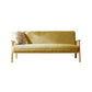 Loose Sofa Back Cotton Sofa 28.7"W with Pillow Top Arm for Living Room Yellow Clearhalo 'furn' 'furn_sofas' 'Furniture' 'furniture_sofas' 'Living Room Furniture' 'Sofa' 'sofas' 4982760