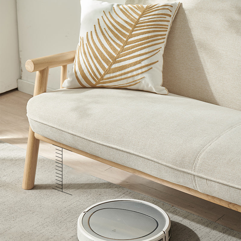 Loose Sofa Back Cotton Sofa 28.7"W with Pillow Top Arm for Living Room Clearhalo 'furn' 'furn_sofas' 'Furniture' 'furniture_sofas' 'Living Room Furniture' 'Sofa' 'sofas' 4982766