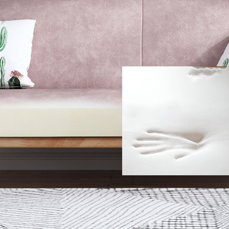 2-seats Faux Leather Rolled Arm Sofa 28.7"W with 2 Pillows Stain Resistant Sofa Clearhalo 'furn' 'furn_sofas' 'Furniture' 'furniture_sofas' 'Living Room Furniture' 'Sofa' 'sofas' 4982815