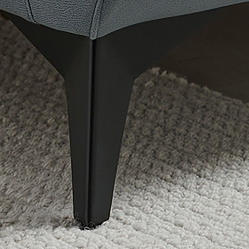 31 " High Modern Faux Leather Flared Arm Standard Sofa with Cushions for Apartment Clearhalo 'furn' 'furn_sofas' 'Furniture' 'furniture_sofas' 'Living Room Furniture' 'Sofa' 'sofas' 4982858