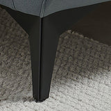 31 " High Modern Faux Leather Flared Arm Standard Sofa with Cushions for Apartment Clearhalo 'furn' 'furn_sofas' 'Furniture' 'furniture_sofas' 'Living Room Furniture' 'Sofa' 'sofas' 4982858