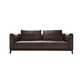 31" High Contemporary Square Arm Standard Sofa with Cushions for Living Room, Dark Brown Clearhalo 'furn' 'furn_sofas' 'Furniture' 'furniture_sofas' 'Living Room Furniture' 'Sofa' 'sofas' 4982888