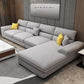 Pillow Top Arm Sectional Contemporary Sectional with Removable Cushions for Living Room Grey Linen Clearhalo 'furn' 'furn_sectionals' 'Furniture' 'furniture_sectionals' 'Living Room Furniture' 'Sectionals' 4982999