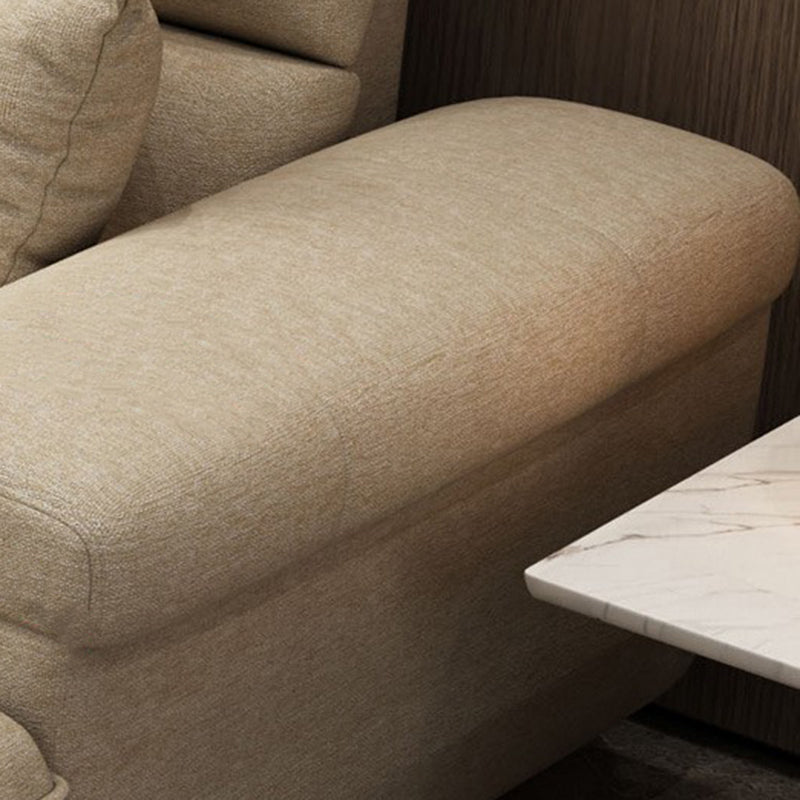 Pillow Top Arm Sectional Contemporary Sectional with Removable Cushions for Living Room Clearhalo 'furn' 'furn_sectionals' 'Furniture' 'furniture_sectionals' 'Living Room Furniture' 'Sectionals' 4983009