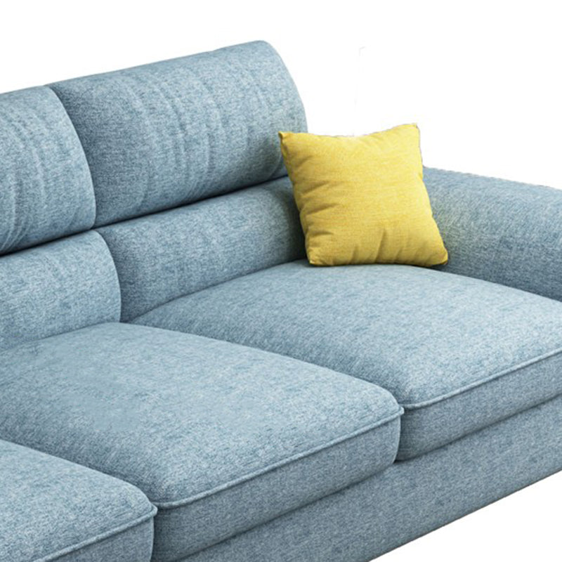 Pillow Top Arm Sectional Contemporary Sectional with Removable Cushions for Living Room Clearhalo 'furn' 'furn_sectionals' 'Furniture' 'furniture_sectionals' 'Living Room Furniture' 'Sectionals' 4983011