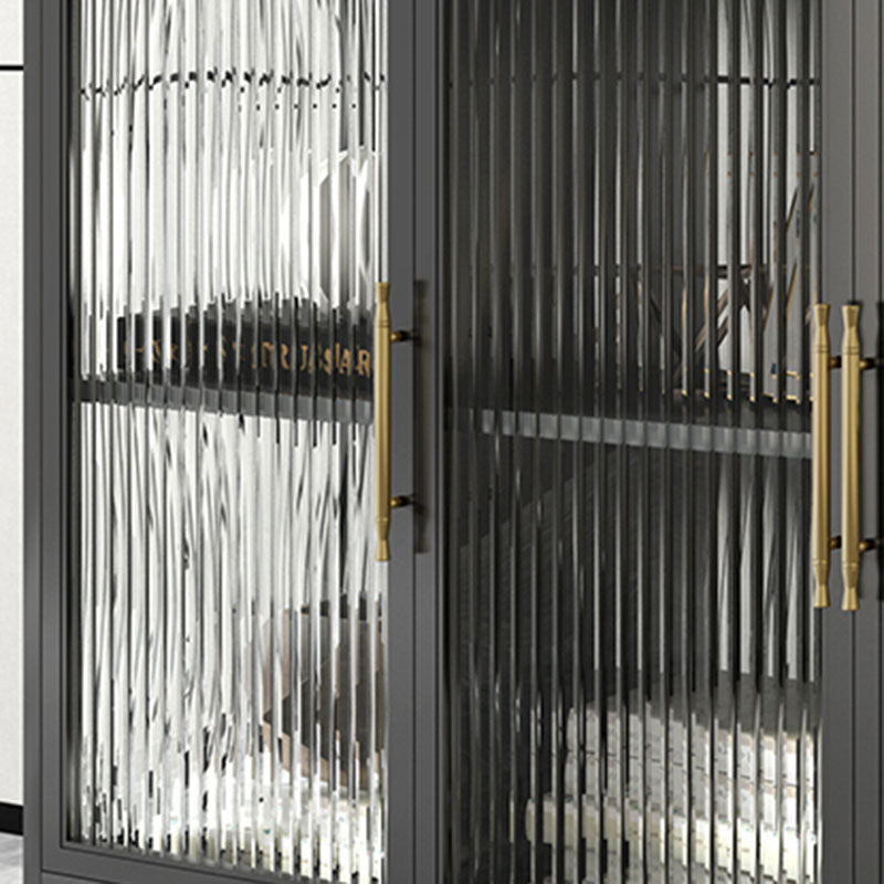 33.43"H Sideboard Modern Style Dining Server with Cabinets for Kitchen and Dining Room Clearhalo 'buffet_sideboard' 'Buffets & Sideboards' 'furn' 'furn_buffet_sideboard' 'Furniture' 'furniture_buffet_sideboard' 'Kitchen & Dining Furniture' 4983138