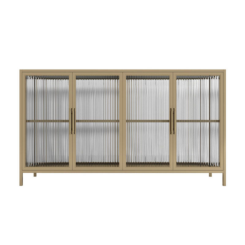 33.43"H Sideboard Modern Style Dining Server with Cabinets for Kitchen and Dining Room Clearhalo 'buffet_sideboard' 'Buffets & Sideboards' 'furn' 'furn_buffet_sideboard' 'Furniture' 'furniture_buffet_sideboard' 'Kitchen & Dining Furniture' 4983140