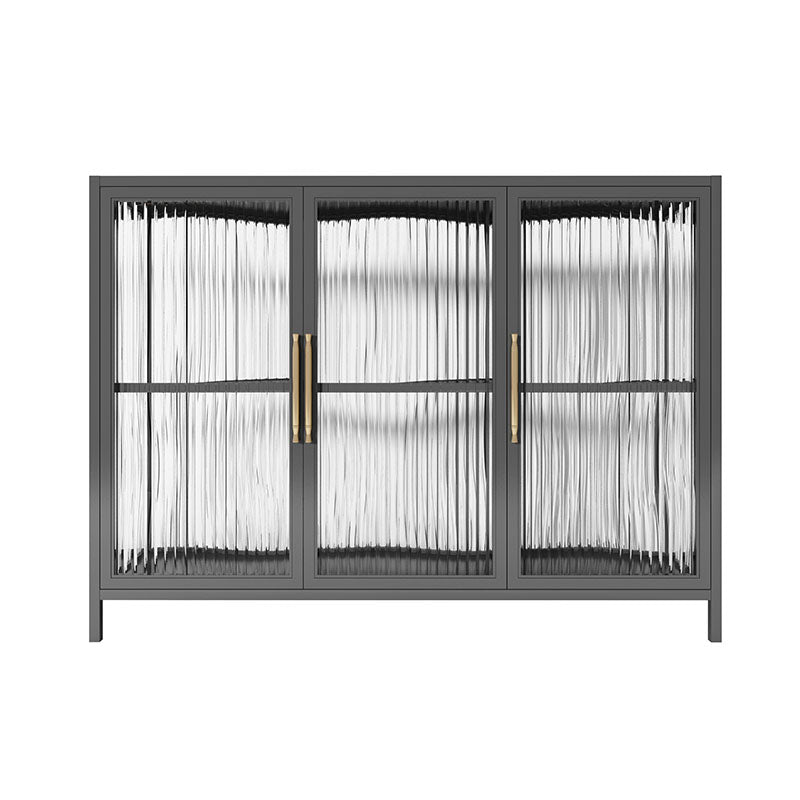 33.43"H Sideboard Modern Style Dining Server with Cabinets for Kitchen and Dining Room Clearhalo 'buffet_sideboard' 'Buffets & Sideboards' 'furn' 'furn_buffet_sideboard' 'Furniture' 'furniture_buffet_sideboard' 'Kitchen & Dining Furniture' 4983141