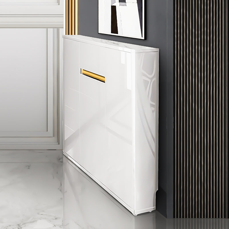 33.86"H Sideboard Modern Style White Dining Server for Kitchen and Dining Room Clearhalo 'buffet_sideboard' 'Buffets & Sideboards' 'furn' 'furn_buffet_sideboard' 'Furniture' 'furniture_buffet_sideboard' 'Kitchen & Dining Furniture' 4983174