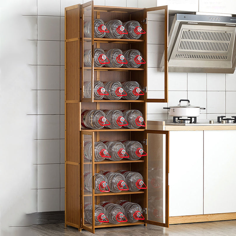 Modern Wood Sideboard Table 30-inch Sideboard in Brown for Kitchen Clearhalo 'buffet_sideboard' 'Buffets & Sideboards' 'Furniture' 'furniture_buffet_sideboard' 'Kitchen & Dining Furniture' 4983198