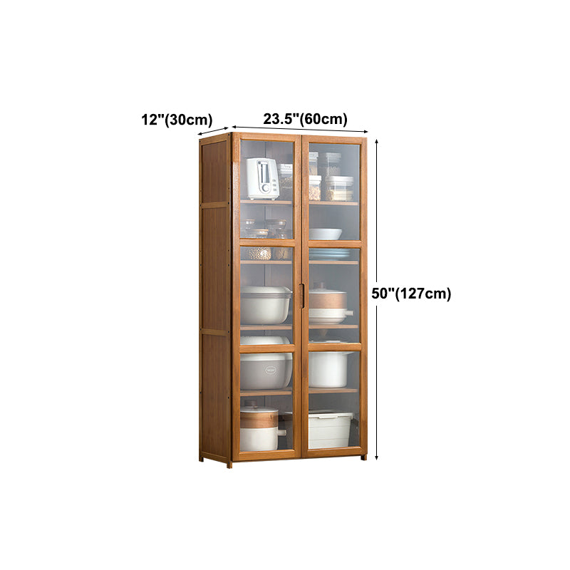 Modern Wood Sideboard Table 30-inch Sideboard in Brown for Kitchen Clearhalo 'buffet_sideboard' 'Buffets & Sideboards' 'Furniture' 'furniture_buffet_sideboard' 'Kitchen & Dining Furniture' 4983218