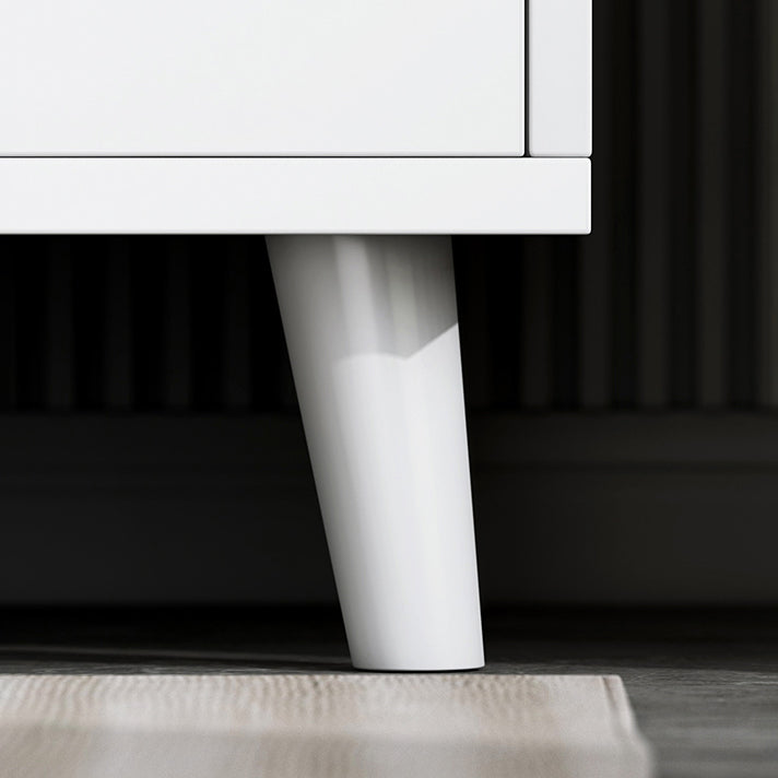 Modern Solid Wood Sideboard Table 1-Drawer Sideboard in Gray Clearhalo 'buffet_sideboard' 'Buffets & Sideboards' 'furn' 'furn_buffet_sideboard' 'Furniture' 'furniture_buffet_sideboard' 'Kitchen & Dining Furniture' 4983278