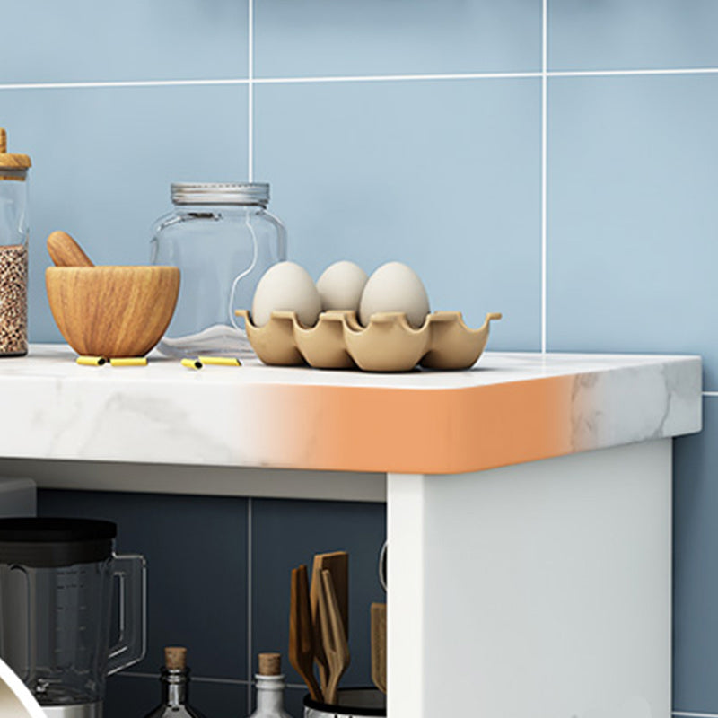 15.75"W x 32.68"H Sideboard Contemporary Style Dining Server with 2 Doors Clearhalo 'buffet_sideboard' 'Buffets & Sideboards' 'furn' 'furn_buffet_sideboard' 'Furniture' 'furniture_buffet_sideboard' 'Kitchen & Dining Furniture' 4983346