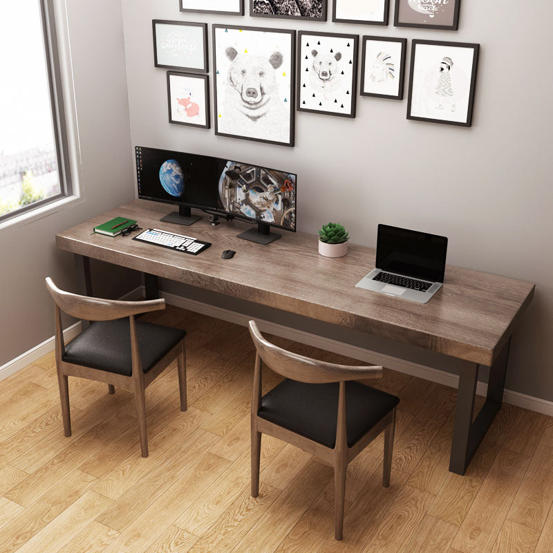 Industrial Style Office Desk Home Rectangular Wooden Desk for Home 47.2"L x 23.6"W x 29.5"H Clearhalo 'furn' 'furn_office_desk' 'Furniture' 'furniture_office_desk' 'Office Desks' 'Office Furniture' 'office_desk' 4983466