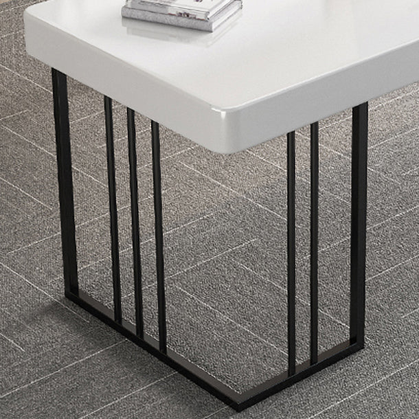 Glam Style Writing Desk Study Room and Office Desk with 1-drawer Clearhalo 'furn' 'furn_office_desk' 'Furniture' 'furniture_office_desk' 'Office Desks' 'Office Furniture' 'office_desk' 4983493