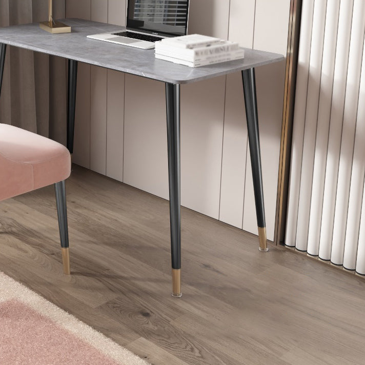 Glam Style Writing Desk Rectangular Home Parsons Base Office Desk Clearhalo 'furn' 'furn_office_desk' 'Furniture' 'furniture_office_desk' 'Office Desks' 'Office Furniture' 'office_desk' 4983511