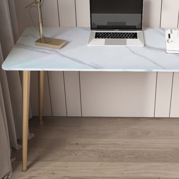 Glam Style Writing Desk Rectangular Home Parsons Base Office Desk Clearhalo 'furn' 'furn_office_desk' 'Furniture' 'furniture_office_desk' 'Office Desks' 'Office Furniture' 'office_desk' 4983513