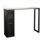 Modern Stone Pub Bar Table Indoor Event and Cocktail Table with Storage Clearhalo 'Bar Furniture' 'Bar Tables' 'bar_tables' 'furn' 'furn_bar_tables' 'Furniture' 'furniture_bar_tables' 'Kitchen & Dining Furniture' 4983687