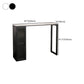 Modern Stone Pub Bar Table Indoor Event and Cocktail Table with Storage Clearhalo 'Bar Furniture' 'Bar Tables' 'bar_tables' 'furn' 'furn_bar_tables' 'Furniture' 'furniture_bar_tables' 'Kitchen & Dining Furniture' 4983700