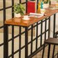 Industrial Bar Table Solid Wood Bar Dining Table with Trestle Base Clearhalo 'Bar Furniture' 'Bar Tables' 'bar_tables' 'furn' 'furn_bar_tables' 'Furniture' 'furniture_bar_tables' 'Kitchen & Dining Furniture' 4983764