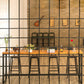 Industrial Bar Table Solid Wood Bar Dining Table with Trestle Base Clearhalo 'Bar Furniture' 'Bar Tables' 'bar_tables' 'furn' 'furn_bar_tables' 'Furniture' 'furniture_bar_tables' 'Kitchen & Dining Furniture' 4983768
