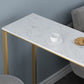Glam Style Bar Table Artificial Marble Top Pub Table with Cabinet for Dining Room Clearhalo 'Bar Furniture' 'Bar Tables' 'bar_tables' 'Furniture' 'furniture_bar_tables' 'Kitchen & Dining Furniture' 4983783