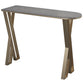 Traditional Luxury Bar Table Stone Top Bar Dining Table with Sled Base Grey Without Chairs Clearhalo 'Bar Furniture' 'Bar Tables' 'bar_tables' 'furn' 'furn_bar_tables' 'Furniture' 'furniture_bar_tables' 'Kitchen & Dining Furniture' 4983825