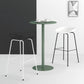 Contemporary Style Bar-stool Plastic Counter Bar Stool with Metal Legs for Kitchen Clearhalo 'Bar Furniture' 'Bar Stools' 'bar_stools' 'furn' 'furn_bar_stools' 'Furniture' 'furniture_bar_stools' 'Kitchen & Dining Furniture' 4984135