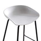 Contemporary Style Bar-stool Plastic Counter Bar Stool with Metal Legs for Kitchen Clearhalo 'Bar Furniture' 'Bar Stools' 'bar_stools' 'furn' 'furn_bar_stools' 'Furniture' 'furniture_bar_stools' 'Kitchen & Dining Furniture' 4984140