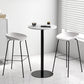 Contemporary Style Bar-stool Plastic Counter Bar Stool with Metal Legs for Kitchen Clearhalo 'Bar Furniture' 'Bar Stools' 'bar_stools' 'furn' 'furn_bar_stools' 'Furniture' 'furniture_bar_stools' 'Kitchen & Dining Furniture' 4984154