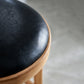 Contemporary Style Bar-stool Round Counter Bar Stool with Wooden Legs for Kitchen Clearhalo 'Bar Furniture' 'Bar Stools' 'bar_stools' 'furn' 'furn_bar_stools' 'Furniture' 'furniture_bar_stools' 'Kitchen & Dining Furniture' 4984168