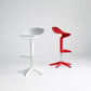Industrial Bar-stool Adjustable Leather Counter Bar Stool with Metal Legs Clearhalo 'Bar Furniture' 'Bar Stools' 'bar_stools' 'furn' 'furn_bar_stools' 'Furniture' 'furniture_bar_stools' 'Kitchen & Dining Furniture' 4984184