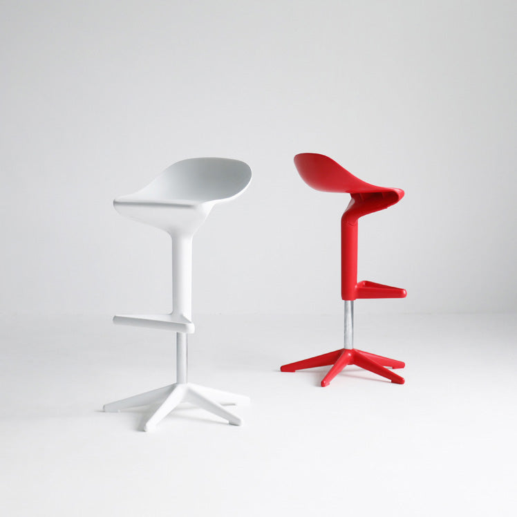 Industrial Bar-stool Adjustable Leather Counter Bar Stool with Metal Legs Clearhalo 'Bar Furniture' 'Bar Stools' 'bar_stools' 'furn' 'furn_bar_stools' 'Furniture' 'furniture_bar_stools' 'Kitchen & Dining Furniture' 4984184