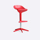 Industrial Bar-stool Adjustable Leather Counter Bar Stool with Metal Legs Clearhalo 'Bar Furniture' 'Bar Stools' 'bar_stools' 'furn' 'furn_bar_stools' 'Furniture' 'furniture_bar_stools' 'Kitchen & Dining Furniture' 4984192