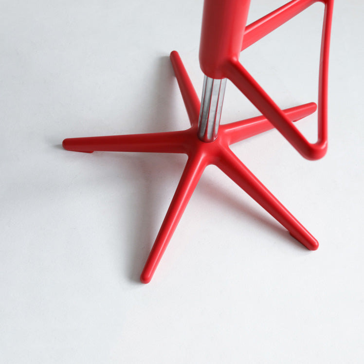Industrial Bar-stool Adjustable Leather Counter Bar Stool with Metal Legs Clearhalo 'Bar Furniture' 'Bar Stools' 'bar_stools' 'furn' 'furn_bar_stools' 'Furniture' 'furniture_bar_stools' 'Kitchen & Dining Furniture' 4984196