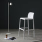 Nordic Style Bar-stool Plastic Counter Bar Stool with Plastic Legs for Kitchen Clearhalo 'Bar Furniture' 'Bar Stools' 'bar_stools' 'furn' 'furn_bar_stools' 'Furniture' 'furniture_bar_stools' 'Kitchen & Dining Furniture' 4984237
