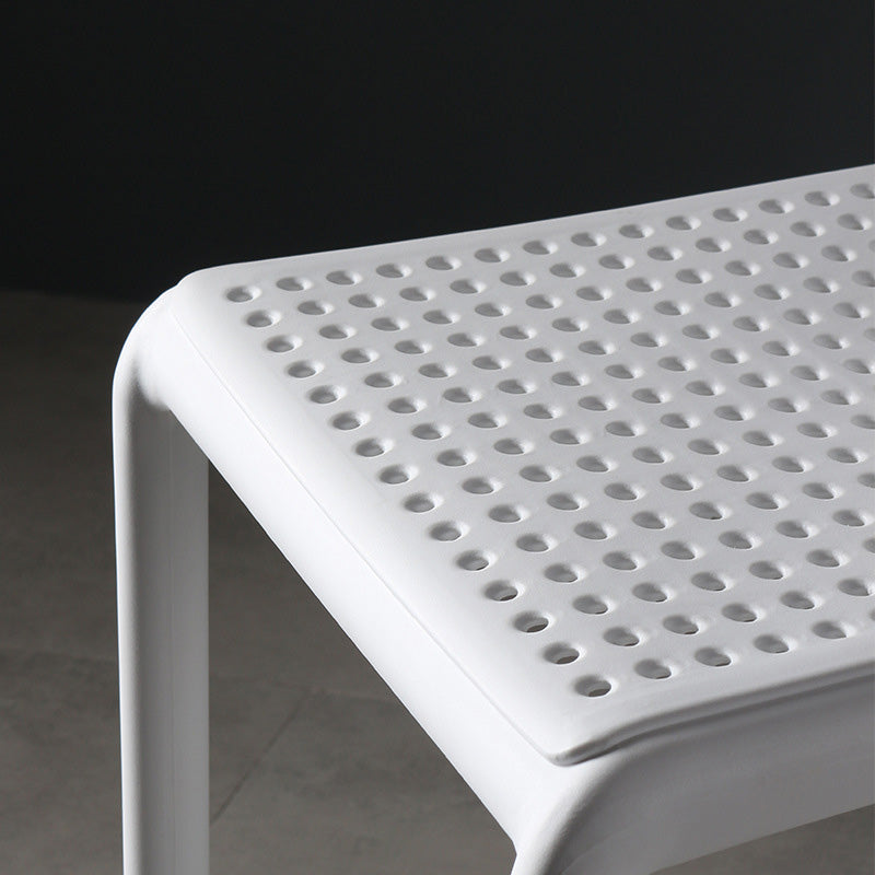 Nordic Style Bar-stool Plastic Counter Bar Stool with Plastic Legs for Kitchen Clearhalo 'Bar Furniture' 'Bar Stools' 'bar_stools' 'furn' 'furn_bar_stools' 'Furniture' 'furniture_bar_stools' 'Kitchen & Dining Furniture' 4984238