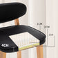 Contemporary Bar-stool Square Counter Bar Stool with Wooden Legs for Kitchen Clearhalo 'Bar Furniture' 'Bar Stools' 'bar_stools' 'furn' 'furn_bar_stools' 'Furniture' 'furniture_bar_stools' 'Kitchen & Dining Furniture' 4984271