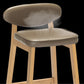 Contemporary Bar-stool Square Counter Bar Stool with Wooden Legs for Kitchen Clearhalo 'Bar Furniture' 'Bar Stools' 'bar_stools' 'furn' 'furn_bar_stools' 'Furniture' 'furniture_bar_stools' 'Kitchen & Dining Furniture' 4984274