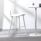 Scandinavian Footrest Home Stool Matte Finish Plastic Bar Stool Clearhalo 'Bar Furniture' 'Bar Stools' 'bar_stools' 'furn' 'furn_bar_stools' 'Furniture' 'furniture_bar_stools' 'Kitchen & Dining Furniture' 4984320