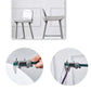 Scandinavian Footrest Home Stool Matte Finish Plastic Bar Stool Clearhalo 'Bar Furniture' 'Bar Stools' 'bar_stools' 'furn' 'furn_bar_stools' 'Furniture' 'furniture_bar_stools' 'Kitchen & Dining Furniture' 4984328