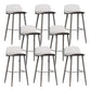 Scandinavian Footrest Home Stool Matte Finish Plastic Bar Stool Gray-Clear 8 Piece Set Clearhalo 'Bar Furniture' 'Bar Stools' 'bar_stools' 'furn' 'furn_bar_stools' 'Furniture' 'furniture_bar_stools' 'Kitchen & Dining Furniture' 4984365