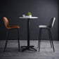 Scandinavian Matte Finish Leather Barstool Footrest Living Room Stool Clearhalo 'Bar Furniture' 'Bar Stools' 'bar_stools' 'furn' 'furn_bar_stools' 'Furniture' 'furniture_bar_stools' 'Kitchen & Dining Furniture' 4984377